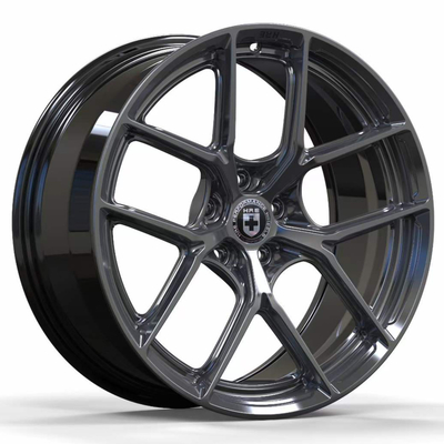 アウディ A5 のハイパー ブラック HRE P101SC モノブロック リム