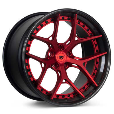 Vossen S21-01 3部分のポルシェの車輪6061-T6 3PC構成