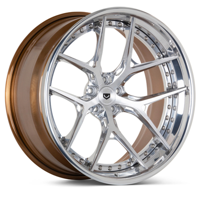 Vossen S21-01 3部分のポルシェの車輪6061-T6 3PC構成