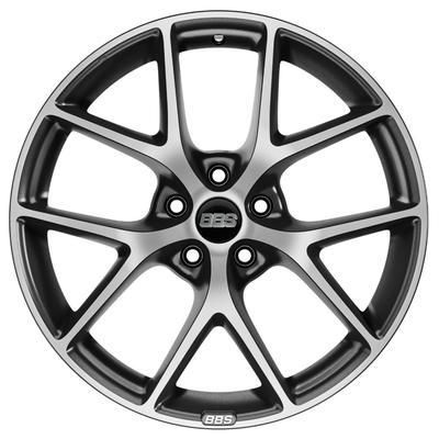 17インチ18インチ19インチBBSのSRの車輪5x112ヒマラヤ山脈のサテンの灰色