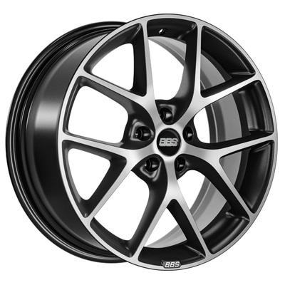 17インチ18インチ19インチBBSのSRの車輪5x112ヒマラヤ山脈のサテンの灰色