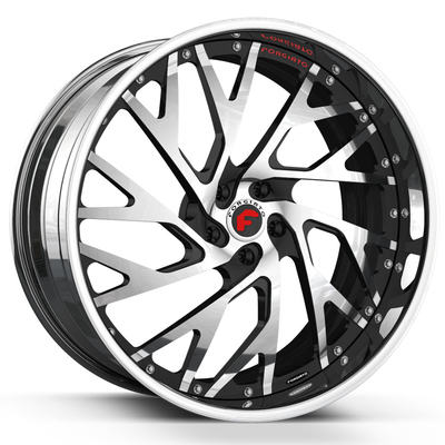 Forgiato Concentrati FF Chromeは車輪に直面する