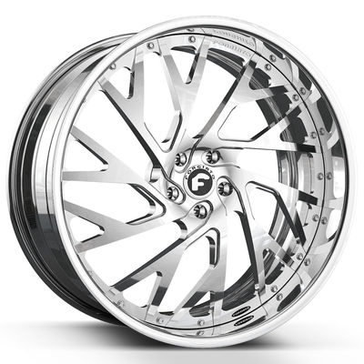 Forgiato Concentrati FF Chromeは車輪に直面する