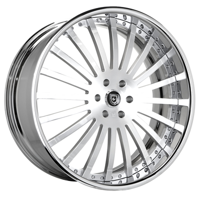 Lexani LF-714 Chromeは車輪6061-T6の多スポークの縁を造った