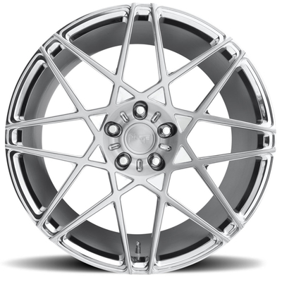 凹面の明るい銀Monoblockは車輪を造った