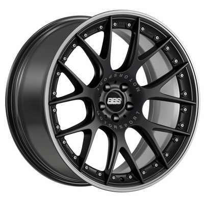 BBS CH-R IIは17 18 19 20 BBS車輪のモータースポーツのサテンの黒を造った