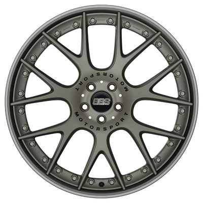 BBS CH-R IIのサテン プラチナBBSは車輪のモータースポーツ レーザーの彫版を造った