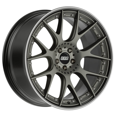 BBS CH-R IIのサテン プラチナBBSは車輪のモータースポーツ レーザーの彫版を造った