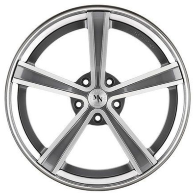 磨かれた銀製のMonoblockは2部分に造った車輪をぐらつかせたスポークを縁を付ける