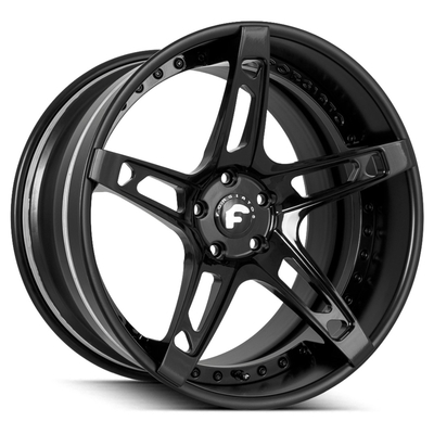 Monoblock 3PCマットの黒Forgiatoは車輪Affilato ECLを造った