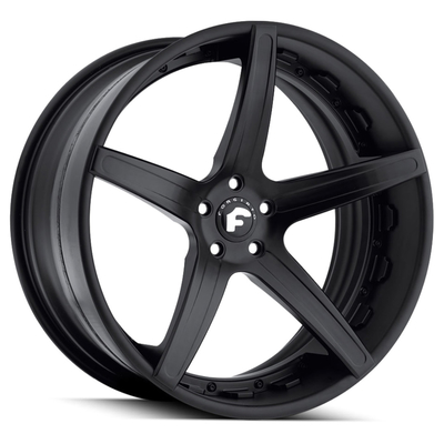 6061-T6 Forgiato Aggio-ECL グロスブラック 鍛造ホイール オフセット 60mm 80mm