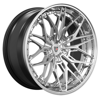 Anrky S3-X1ポルシェ991ターボSの車輪のマットの黒3PCの選択