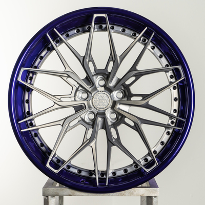 Anrky S3-X1ポルシェ991ターボSの車輪のマットの黒3PCの選択