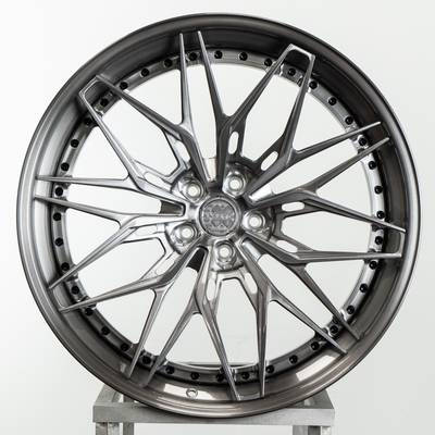 Anrky S3-X1ポルシェ991ターボSの車輪のマットの黒3PCの選択