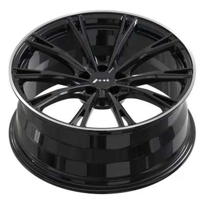 ABT Sportsline GrF光沢のある黒いAudiは車輪6061-T6のアルミ合金を造った