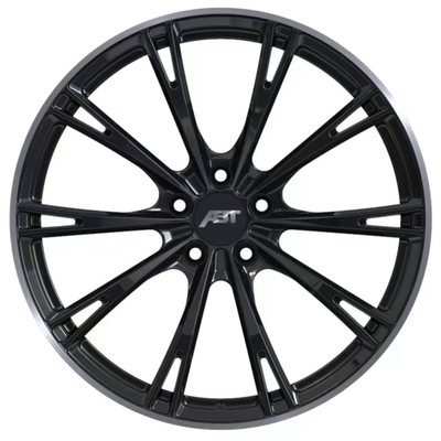 ABT Sportsline GrF光沢のある黒いAudiは車輪6061-T6のアルミ合金を造った