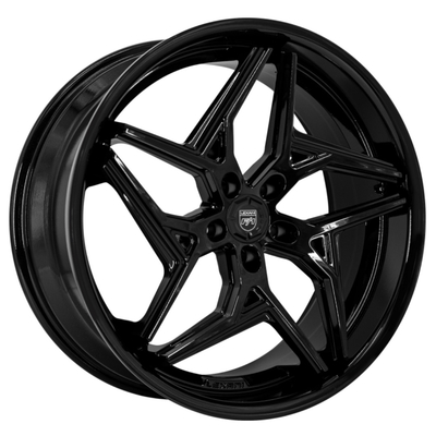 Lexani Spyderは光沢の黒6061-T6のアルミ合金が付いている車輪を造った