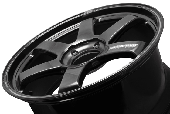 ボルクレーシング Te37 超大型 PCD 鍛造ホイール ダイヤモンドダークガンメタ
