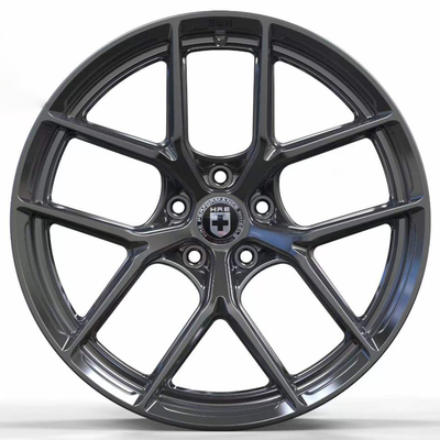 アウディ A5 のハイパー ブラック HRE P101SC モノブロック リム