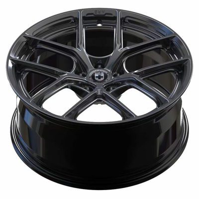 アウディ A5 のハイパー ブラック HRE P101SC モノブロック リム