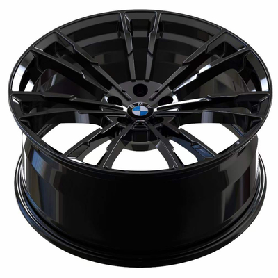 20&quot;はBMWのための黒い造られた車輪に5つのシリーズ光沢をつける