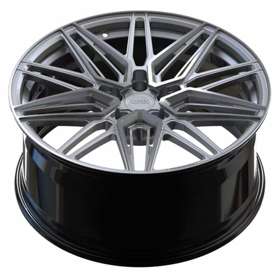 サテン銀製のVossen HF-7はランド ローバーRange Roverのための車輪を造った