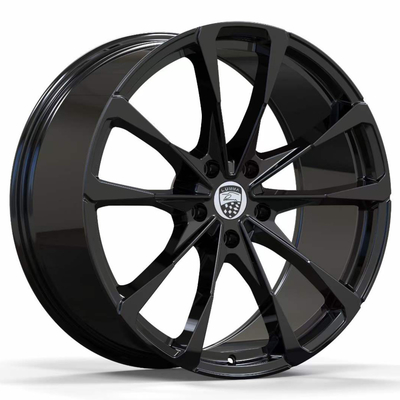22&quot;はベンツG63のための黒い造られた車輪に光沢をつける