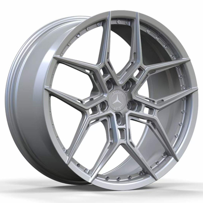 20&quot;ベンツの縁セットのためのハイパー銀製の造られた車輪