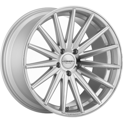 ブラシをかけられた銀Vossen VFS-2はBMW E93 M3のための車輪を造った