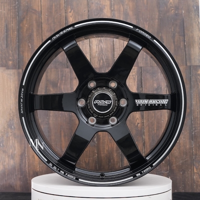 ボルクレーシング Te37 超大型 PCD 鍛造ホイール ダイヤモンドダークガンメタ