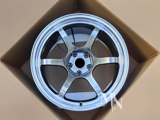 アドバン R6ホイール ニッサン GTR R32 R33 R34 R35 18 19 20 インチ 黒版合金輪