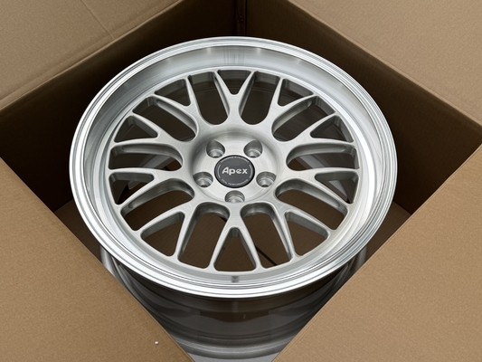 Apex ML-10RT フォージドホイール マシンドリップ ブラッシュドクリア