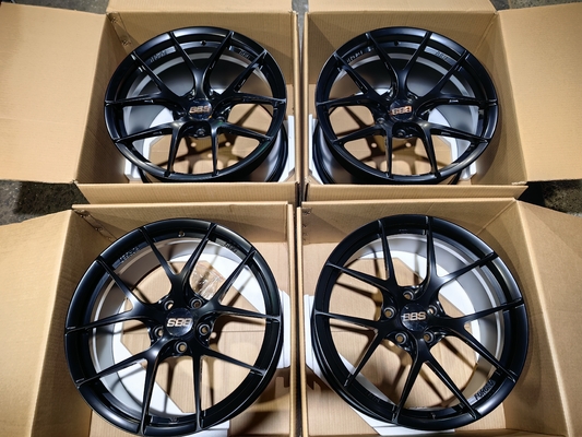 BBS Fi-R サテンブラックホイール 6061-T6 アルミ合金製 鍛造ホイール