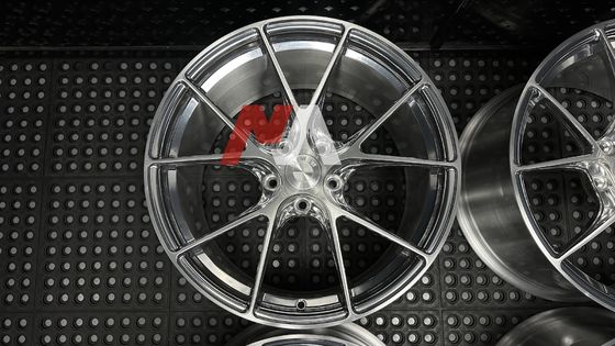 BMW鍛造ホイール ポリッシュシルバー ブラッシュドフェイス F87 F80 F82 F90 M2 M3 M4 M5用