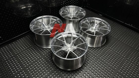 BMW鍛造ホイール ポリッシュシルバー ブラッシュドフェイス F87 F80 F82 F90 M2 M3 M4 M5用