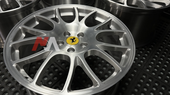 フェラーリ F430 フォージドホイール ブラッシュドクリア仕上げ メイニング フォージド RE-01