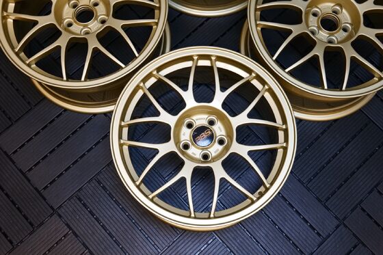 スバル インプレザ 22B レア BBS RG334 5X100 鍛造車輪 輪輪 WRX STI GC8